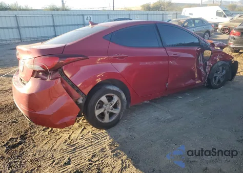 2014 Hyundai Elantra Se from USA, damaged, VIN KMHDH4AE6EU087488